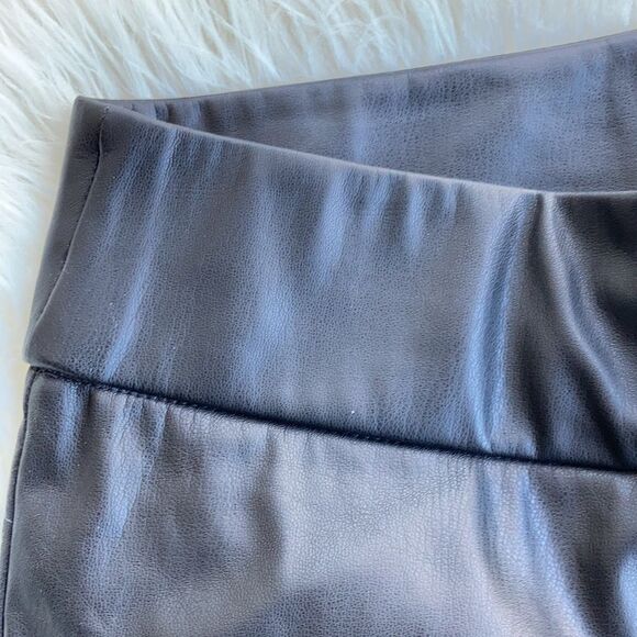 J.Crew Black Pleather High Rise Leggings Size XS - Picture 4 of 8